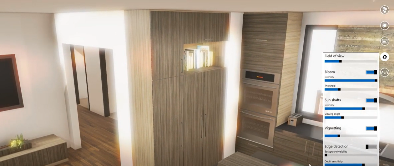 screenshot of VORTEK Spaces